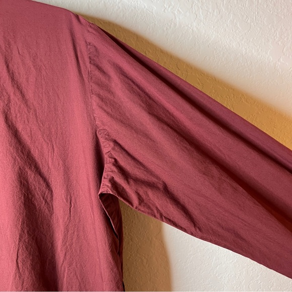 Mille Resort “Stella” Cotton Hidden-Button Midi Shirt Dress / Coverup — Size XL - Picture 11 of 12